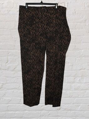 Chico's Brown/Black Zebra Pants